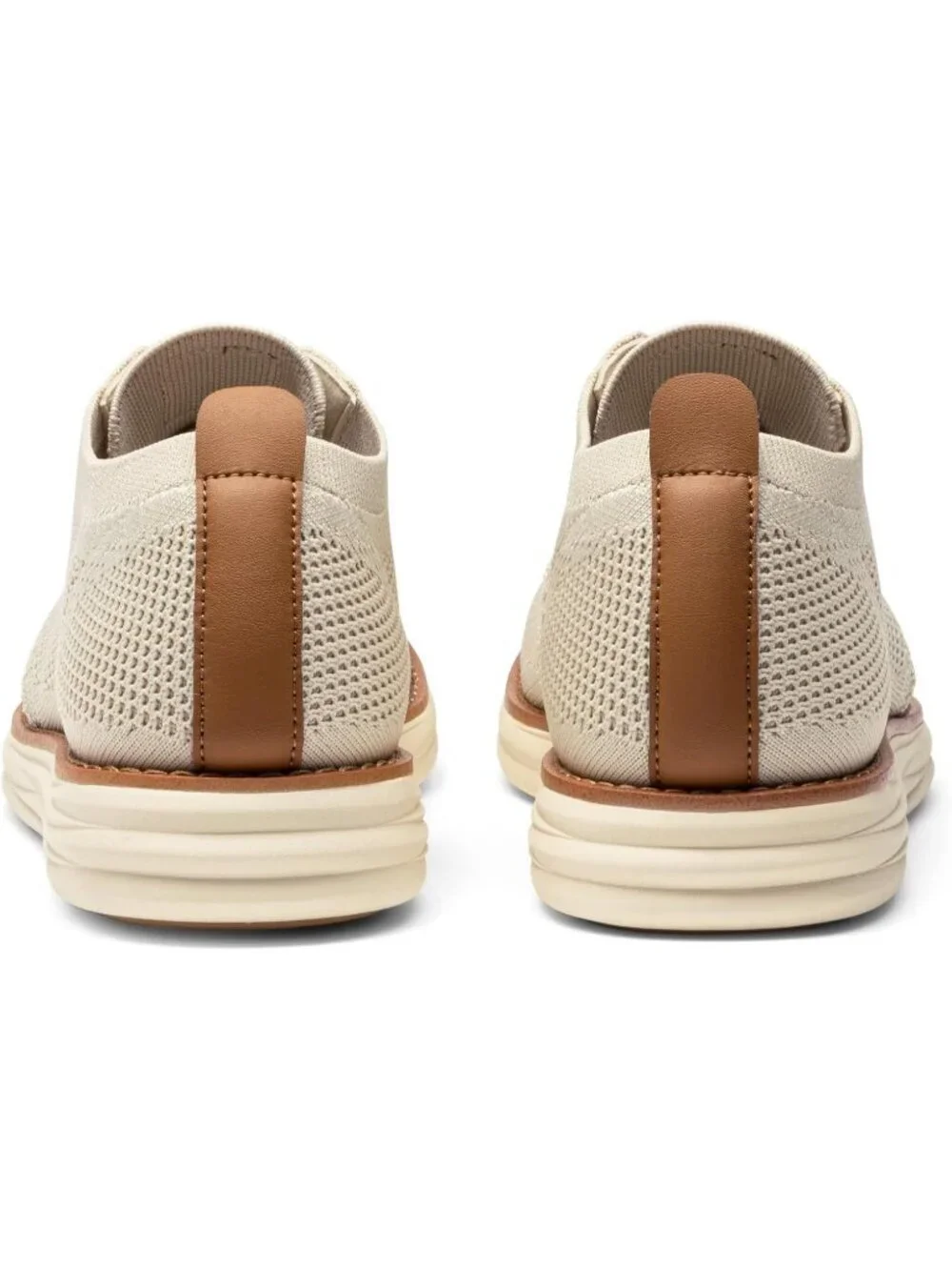 Bruno Marc Men's Apricot Rubber Lace up Lightweight Casual Walking Sneakers